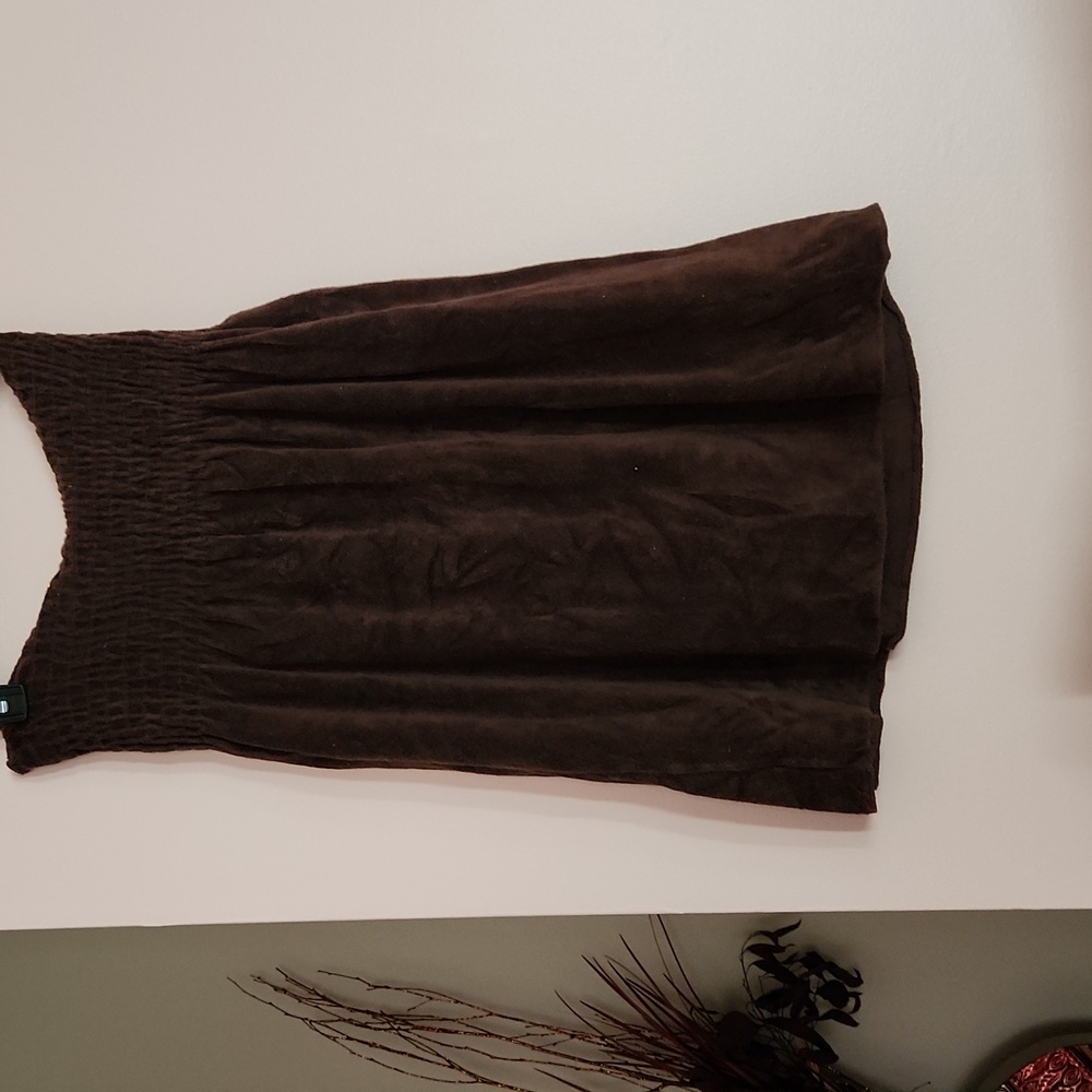 Brown beach cover up